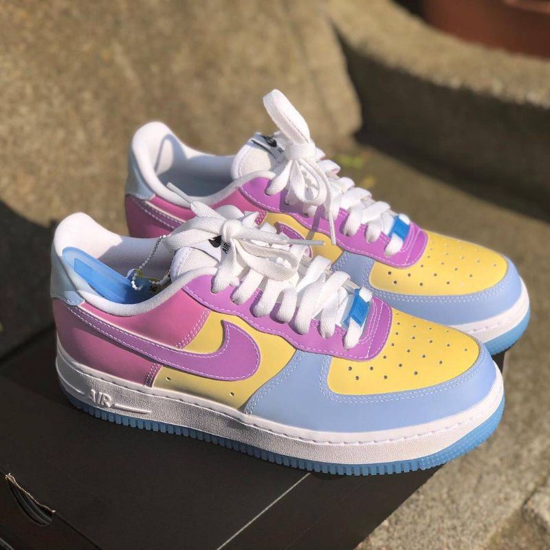 color changing nike air force ones