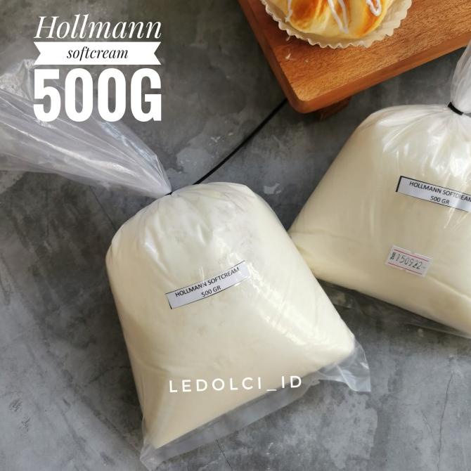 

HOLLMANN SOFTCREAM SOFT CREAM HOLLMAN HOLMAN KEMASAN REP 500 GRAM ledolci92 dijamin