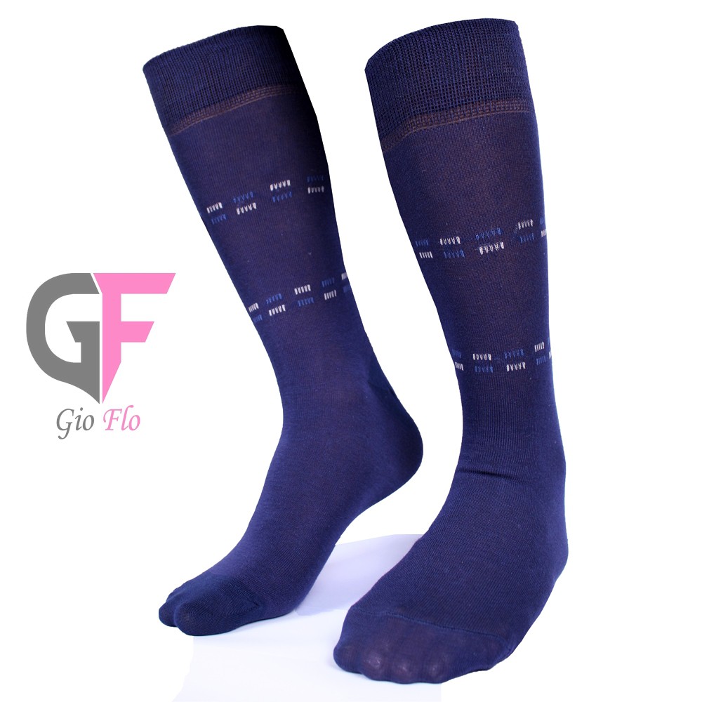 GIOFLO Long Socks For Man Rajut Dongker Dark Blue / SOC 161