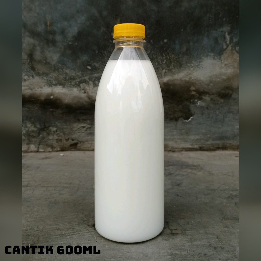PROMO botol cantik 600 ml 600ml / botol plastik / botol pet tutup shortneck SN