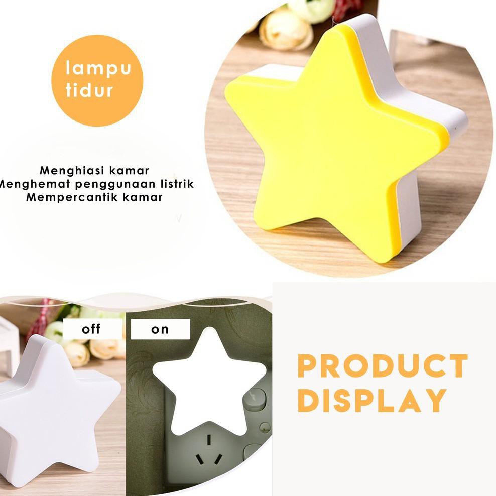 Lampu Tidur Bintang Star Auto Sensor Light Mini LED - LTS