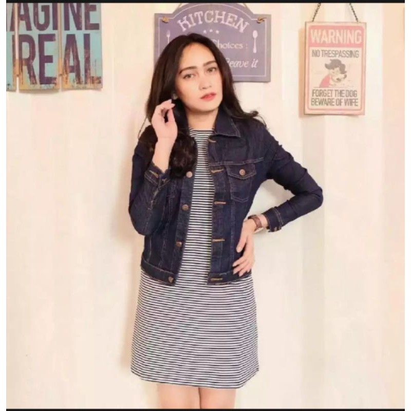 JACKET JEANS CROP WANITA BIONDY DENIM JAKET JINS KEKINIAN JAKET CEWEK CEWE TERBARU SNOWBLACK JAKET KOREAN STYLE JAKET CROP JEANS WANITA-3