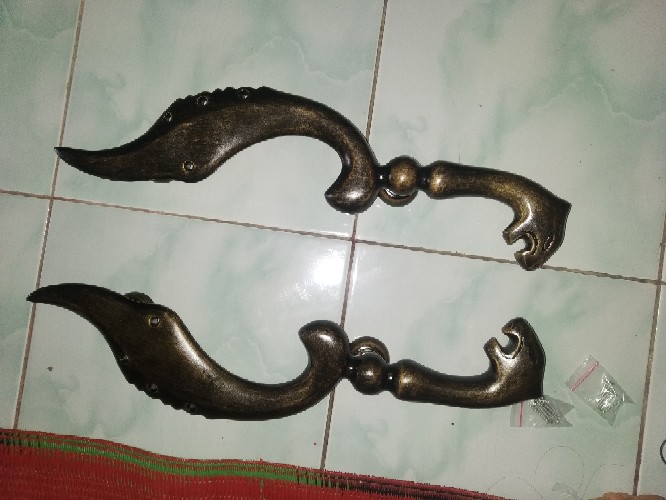 Ter Murah....!!! Handel Pintu Rumah Model Kujang Panjang 50cm