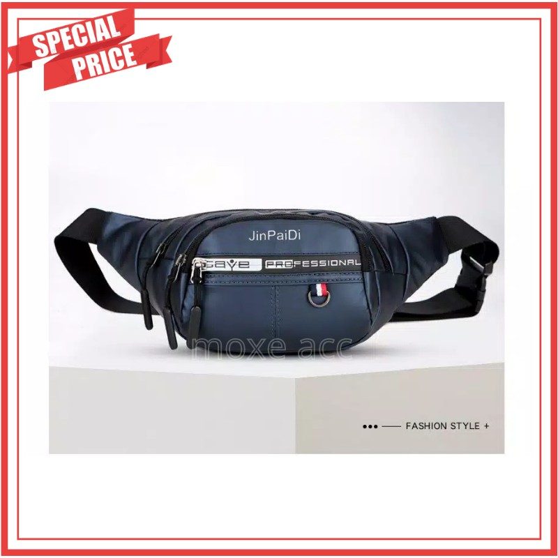 Tas Selempang Pria Bisa Wanita Tas Anti Air Jinpaidi 803 Waist Bag Fashion Casual