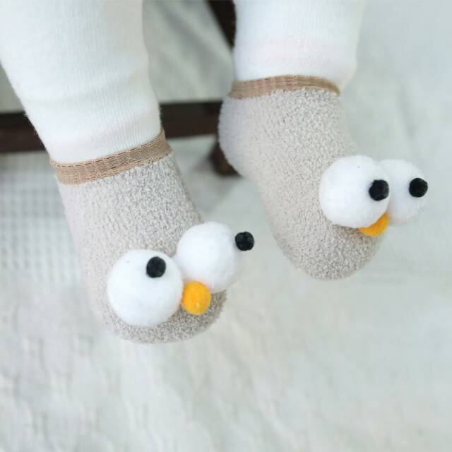 Mimicat - B21 Kaos kaki bayi / kaos kaki anak pendek motif elmo / mata besar