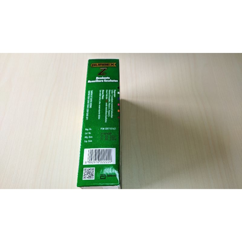 Surbex Z tablet / box isi 30 Kaplet multi vitamin 1box isi30