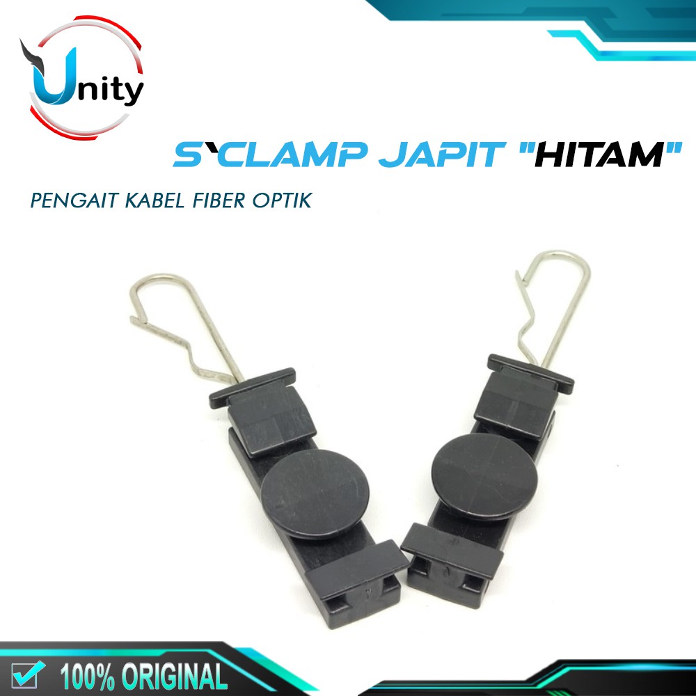 S Clamp Japit Pengait Kabel Fiber Optik S Clamp Dropcore Precon