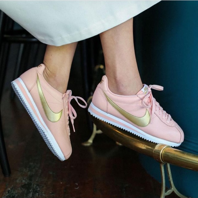 nike cortez rose gold