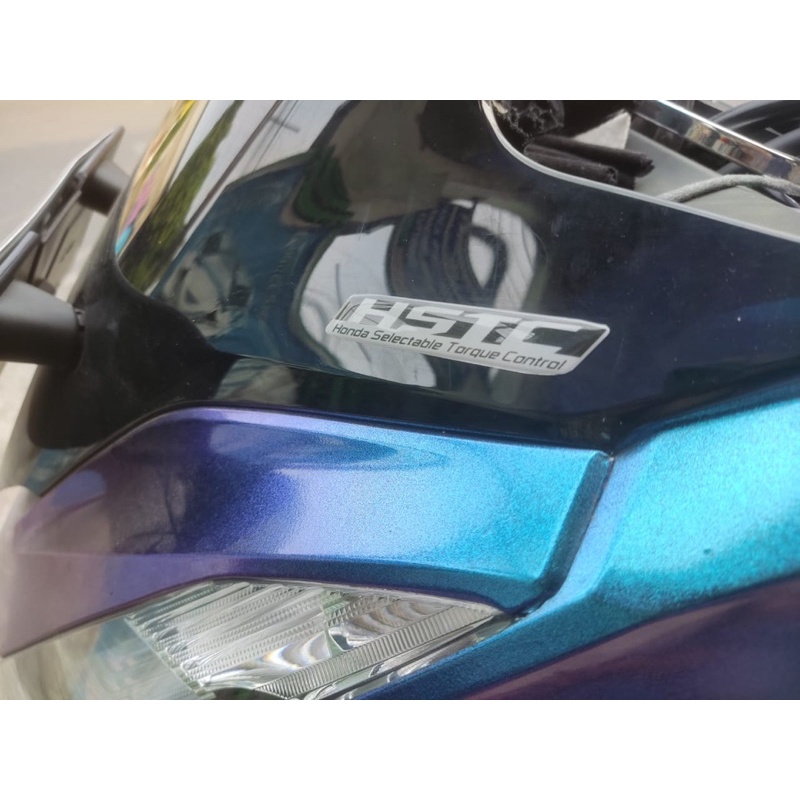 stiker visor windshield PCX  3d Sticker HSTC Timbul