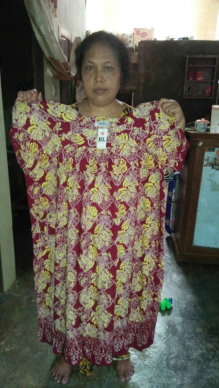 Super Jumbo Daster Batik Cetak Bl / Daster Batk Solo Over Size