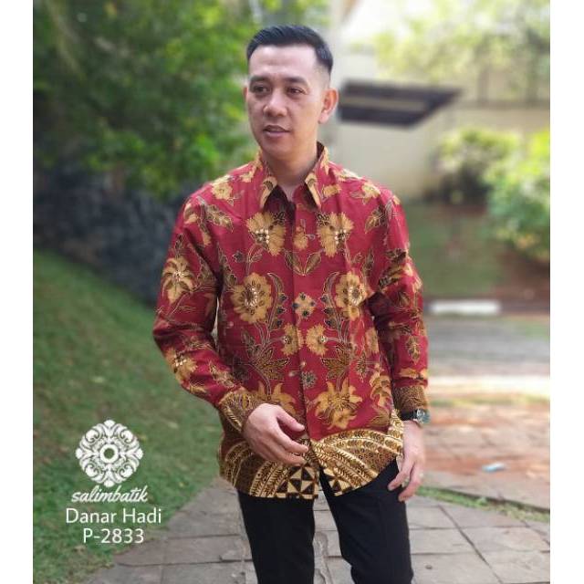  Kemeja  Lengan  Panjang  Batik  Danar  Hadi  Shopee Indonesia