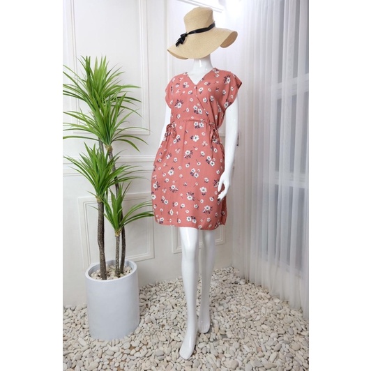 Kimi Dress  | Daster Rayon | Daster Kimono | Daster Busui | Dress Rayon | Baju Tidur Rayon | Sleep W