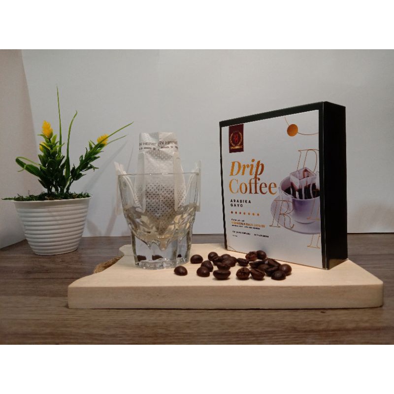

Kopi Drip Arabika Gayo Dripbag Coffee 15gr x 5 pack