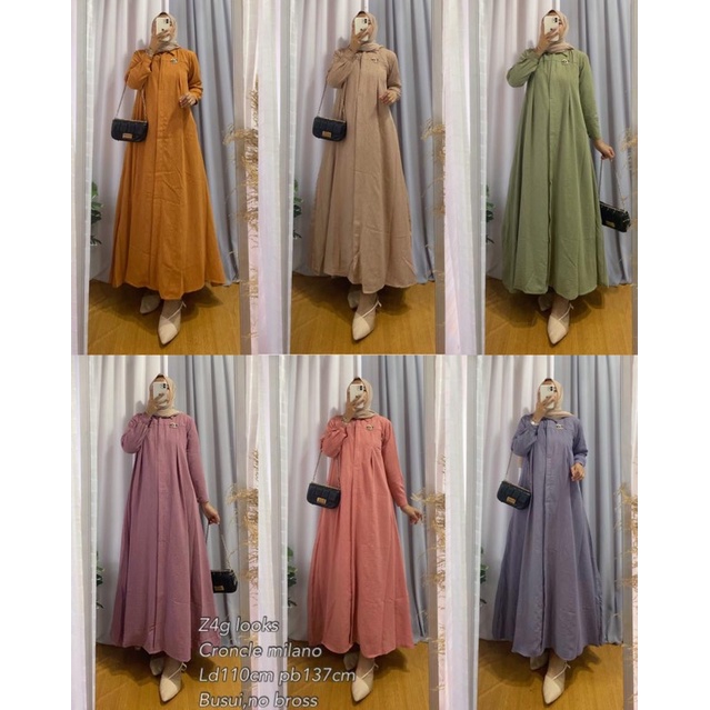 Gamis Crincle Milano