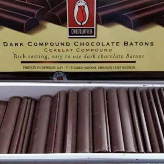 

Tulip Dark Chocolate Batons 1.5Kg - Tulip Coklat Stik - Gosend/Grab