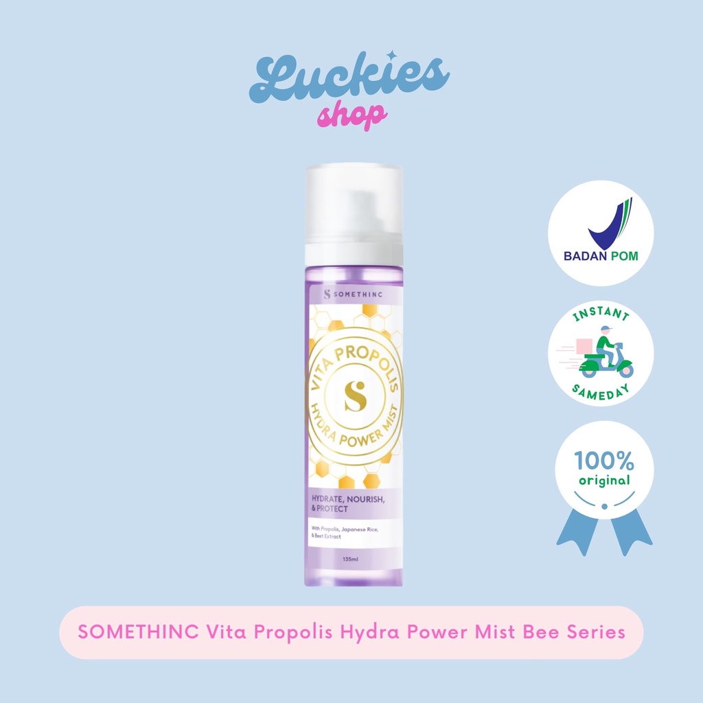 BPOM SOMETHINC Vita Propolis Hydra Power Mist Bee Series Spray Facial Mist Wajah