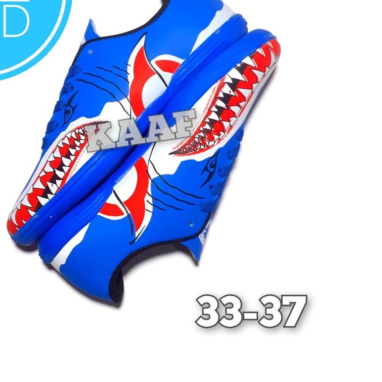 Sepatu Futsal Anak Ortuseight Catalyst Requin FG Red White I Grey White l Blue White l Sepatu Bola K