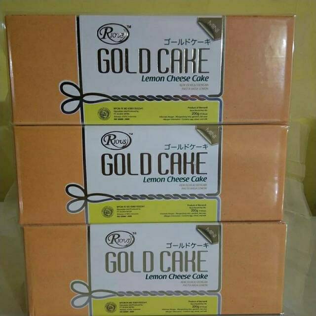 

Gold cake lemon cheese cake 200 gr