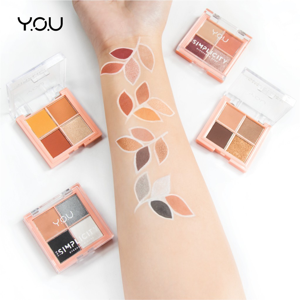 The Simplicity Eyeshadow Quad by YOU Makeups / Y.O.U / VH