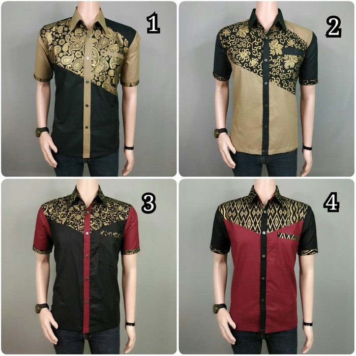 Terbaru Grosir Dan Eceran Baju Hem Kemeja Batik Pria Kombinasi Berbagai Macam Merek Shopee Indonesia