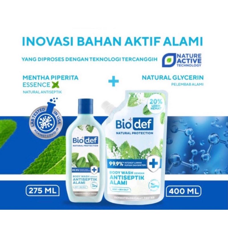 Biodef Natural Protection 275ml/Refill 400ml