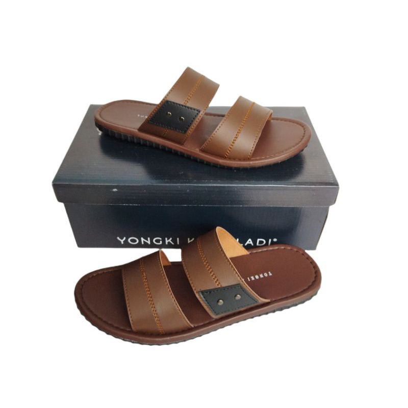 GTB SEPATU KULIT PRIA SANDAL SLOP KULIT PRIA SEPATU BUSTONG SEPATU FORMAL