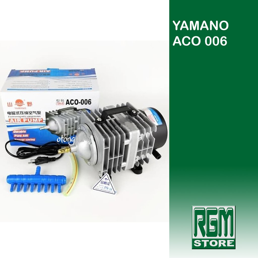 Yamano aco006 aco 006 mesin gelembung udara aerator kolam aquarium