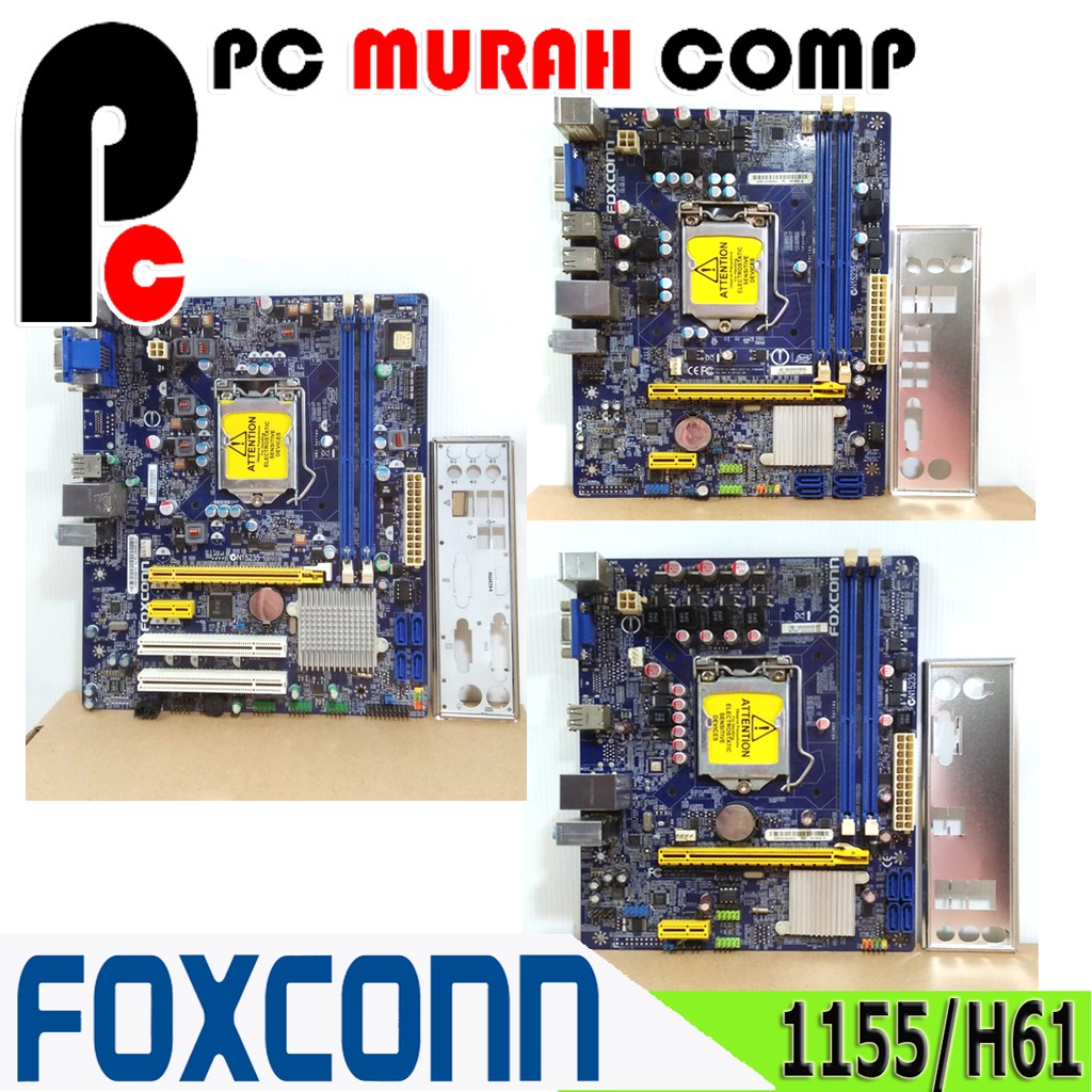 Mainboard Mobo H61 Intel LGA 1155 Onboard Foxconn