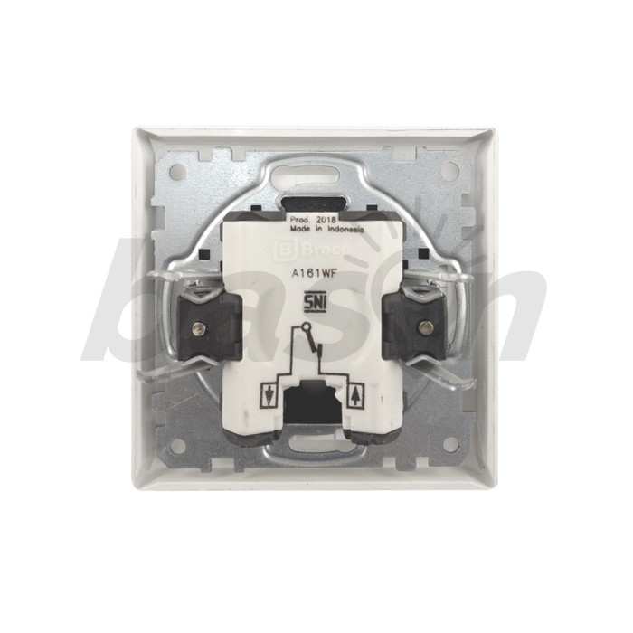 Broco E161 PLANO Single Switch - Saklar Tunggal