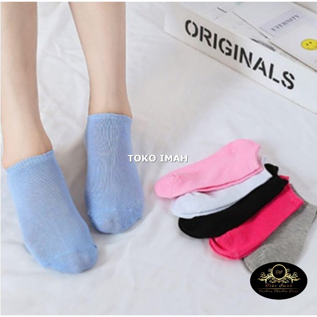 KAOS KAKI POLOS SEMATA KAKI IMPORT KAOS KAKI ANGKLE WARNA WARNI BISA COD