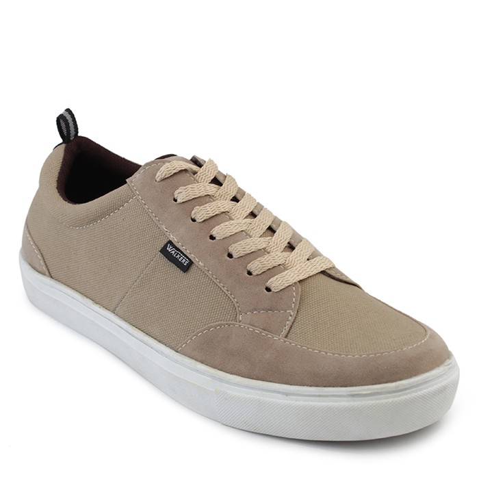 Walkers Footwear Sepatu Sneakers Kets Derby U Sepatu Skate Casual Cream