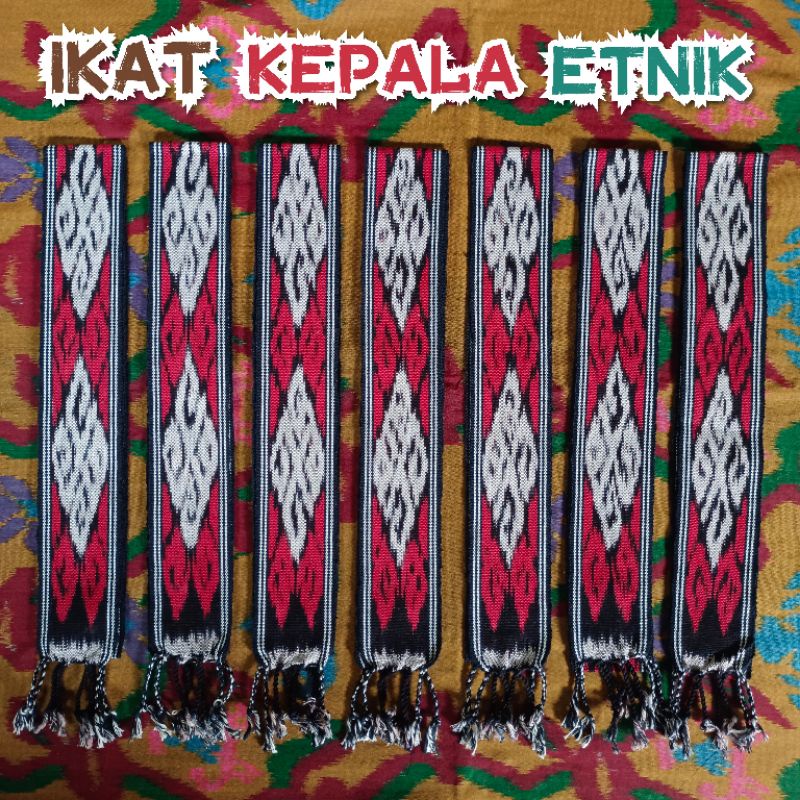 Ikat Kepala Etnik Tenun, kain tenun