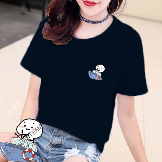 YOURSTYLE1119 - KAOS PENTOL PERAHU BAJU KAOS WANITA DISTRO UNISEX OVERSIZE PRIA JUMBO CASUAL