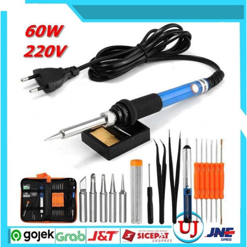 JCD Peralatan Solder Kit 7 in 1 60W 220V - SIK-002