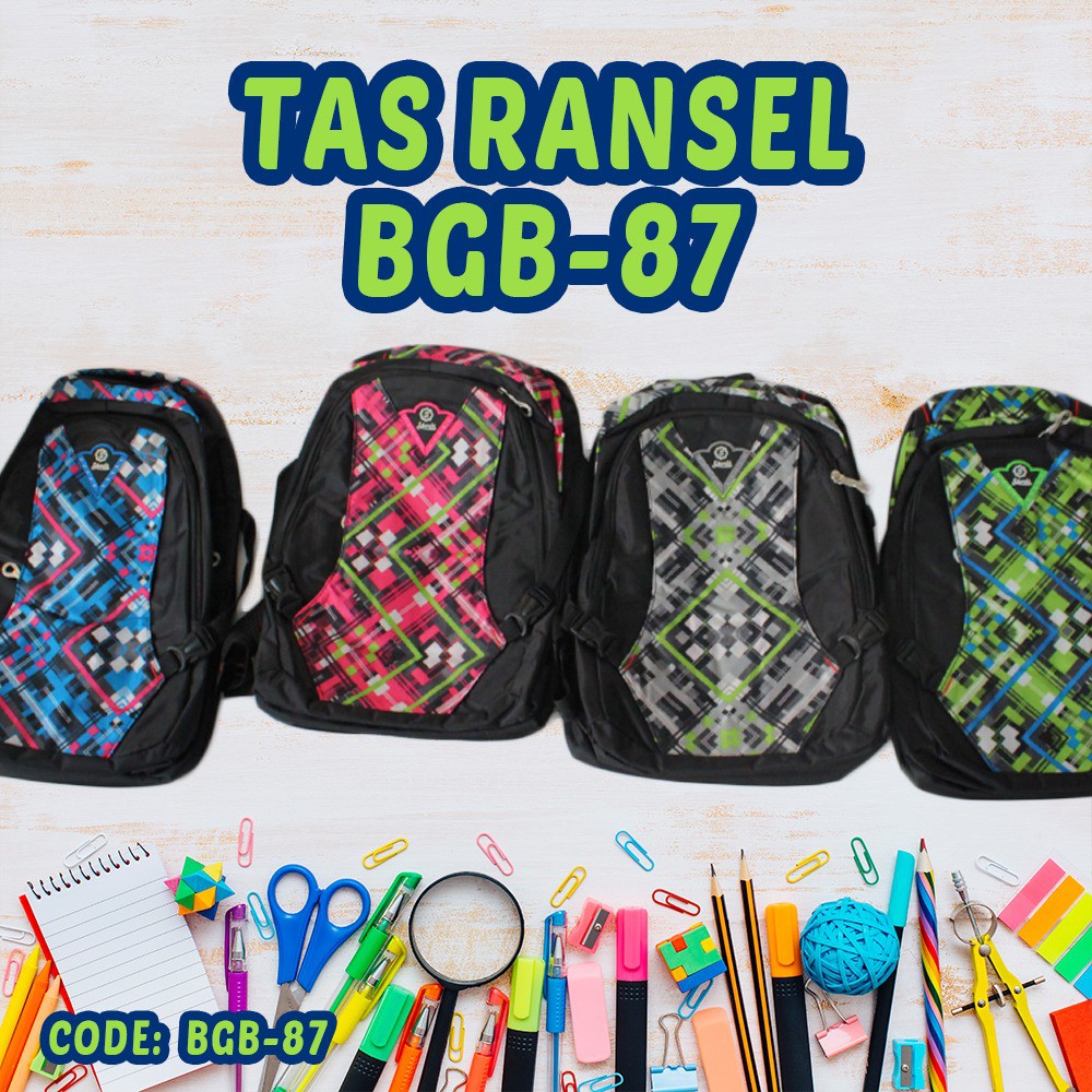 Tas Ransel Multifungsi - Tas Sekolah - Tas Kerja - Tas Punggung Pria - BGB-87