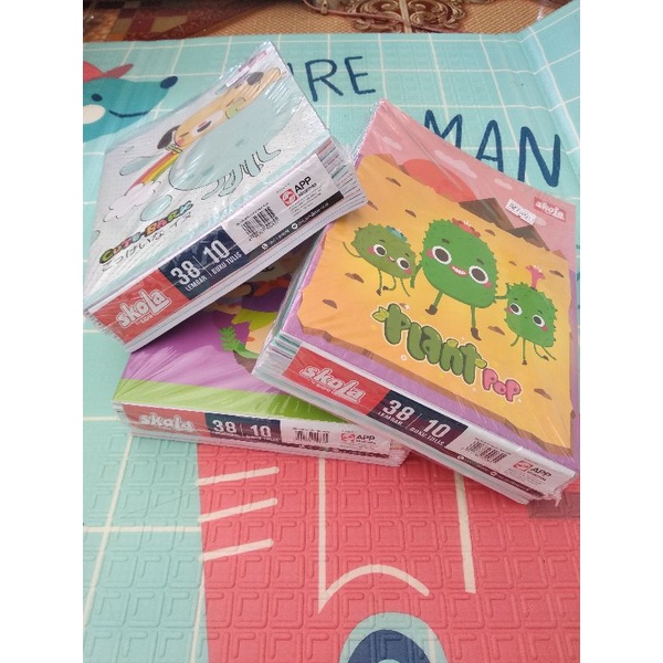

buku tulis merk SKOLA 38 lembar 10 pcs
