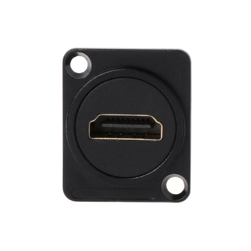 HDMI D-type RJ45 Socket Network Plug Chassis Panel Mount Audio Connector