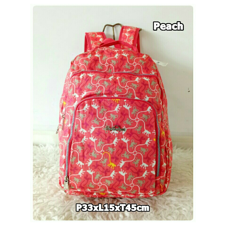 TERMURAH Tas Ransel Kipling Motif Jumbo 3slet