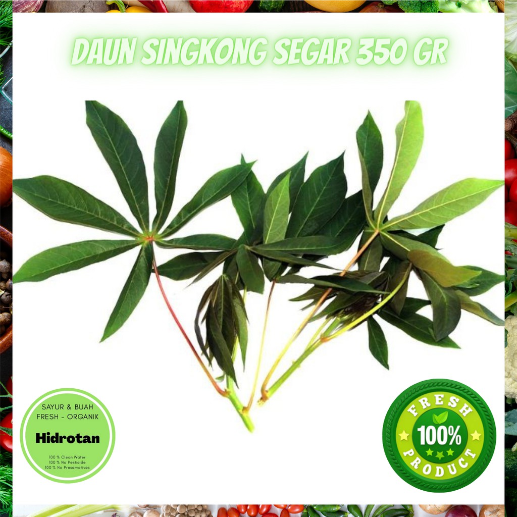 

Daun Singkong 350 gr - Sayur Sayuran Segar | Fresh Murah - Free Emas