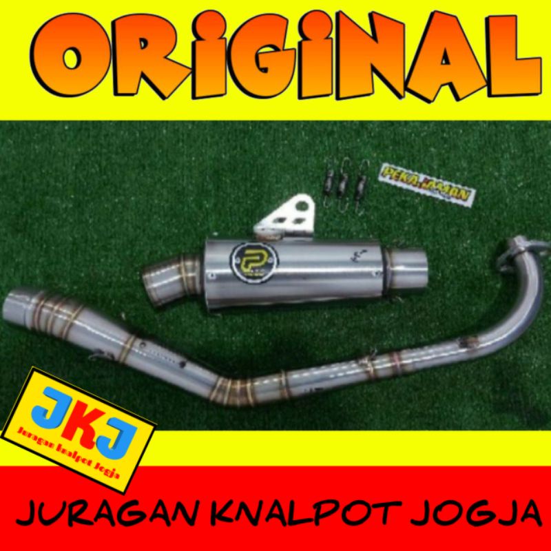knalpot Pekajaman Original Jupiter z Vega zr Drag Bike Stainless original racing jogja Asli Bebek Ju