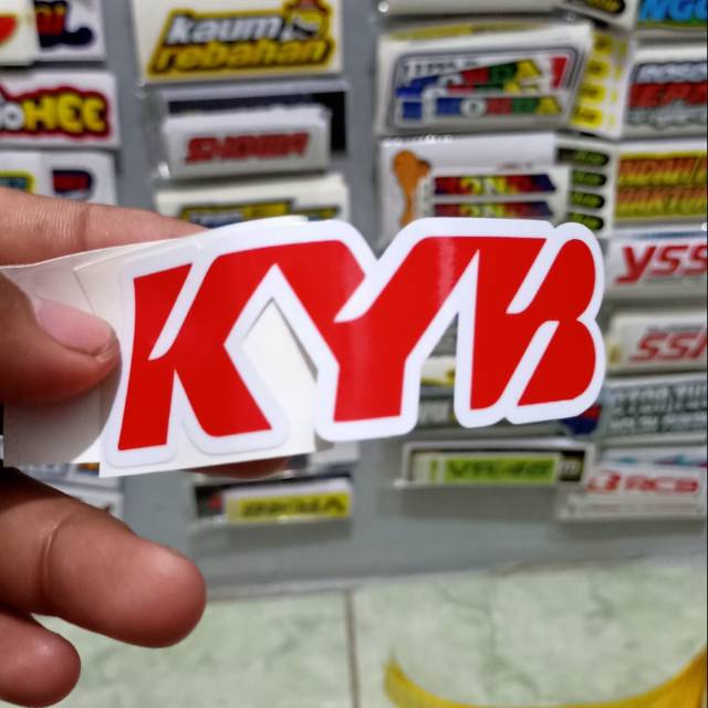 Sticker shock/bottom KYB , sticker ptinting ritrama premium