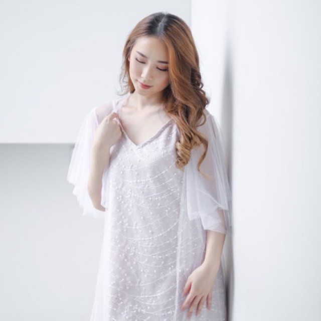 𝙏𝙪𝙩𝙪𝙡𝙡𝙚 Faye Robe Wedding Robe Pengantin Robe Bridal Kimono Pengantin Kimono Wedding