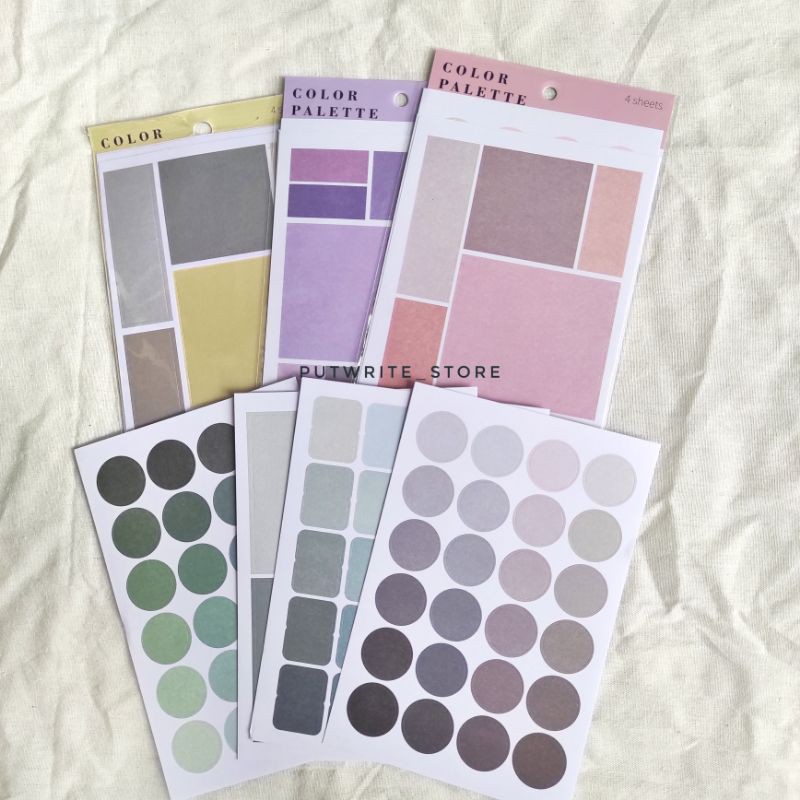 

Color Palette DIY Bujo Sticker