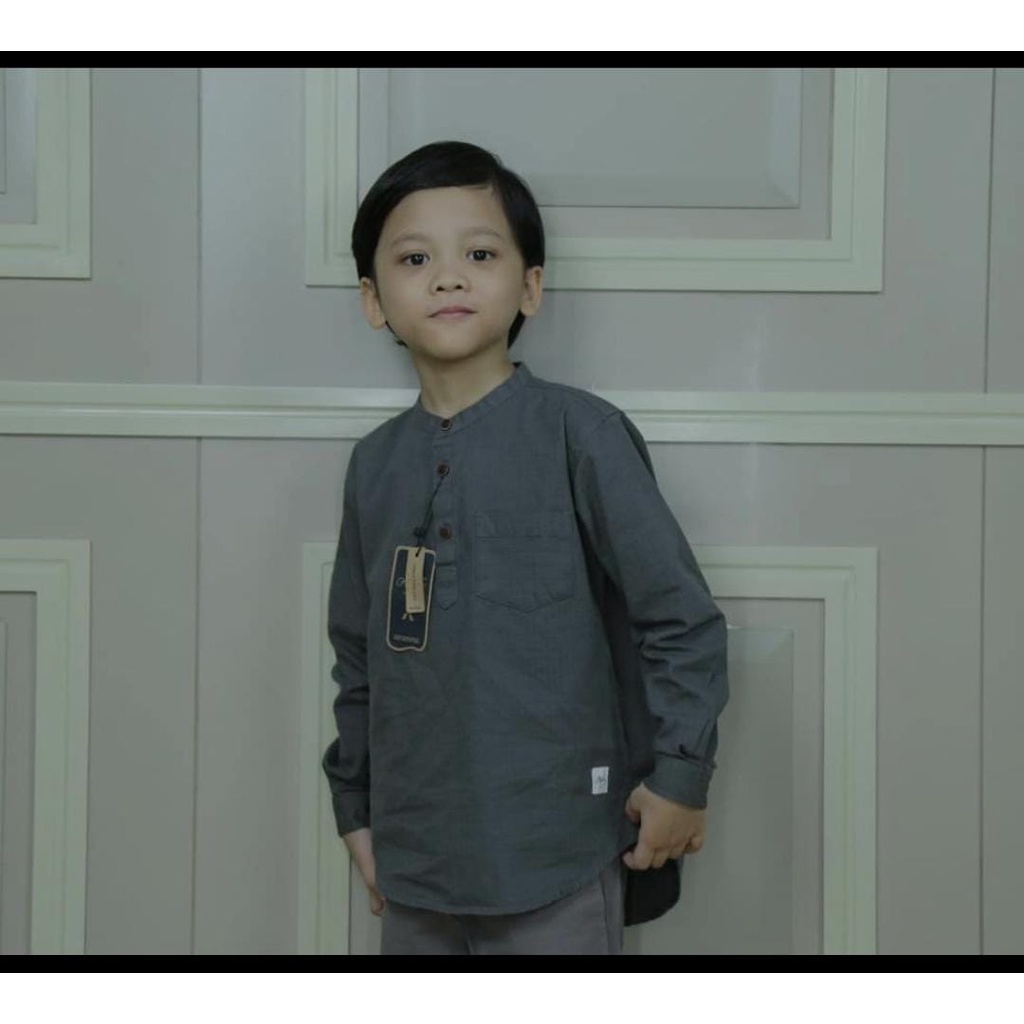 BAJU KURTA KEMEJA KOKO KEMKO ANAK KATUN ORIGINAL TERBARU LENGAN PANJANG AGERA JUNIOR 2