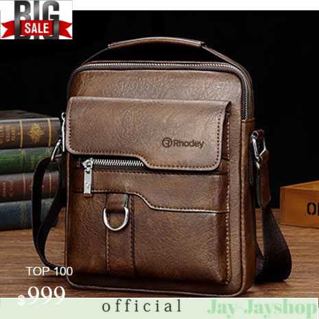 Rhodey Tas Selempang Pria Premium Kulit Leather Bag - HA-093