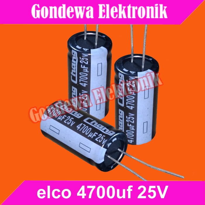 4700uf 25V electrolic capasitor