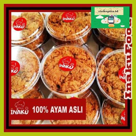 

5Yer67R- Abon Ayam Pedas Non Msg Murah Super Enak|Abon Ayam Asli|100% Halal - Original, 130 Gram