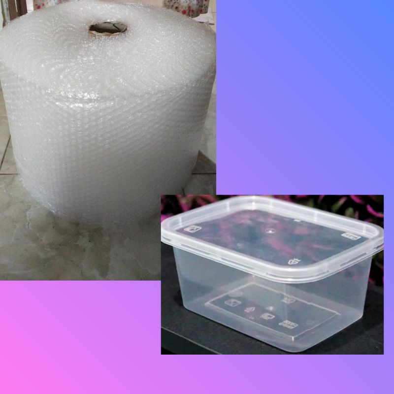 

wrap bubble packing kotak plastik
