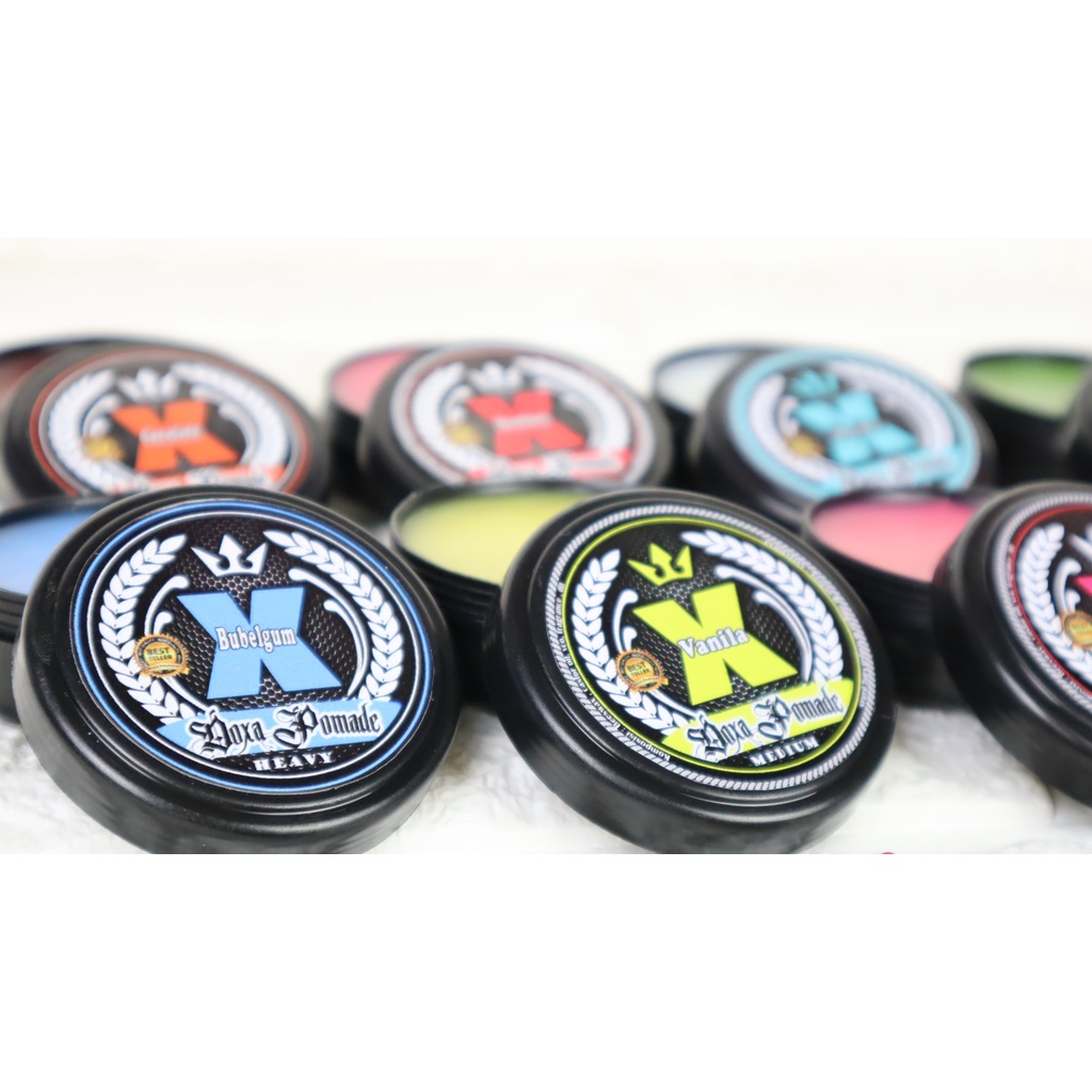 Doxa Pomade oil based Paket 1Kg 20pcs pot plastik