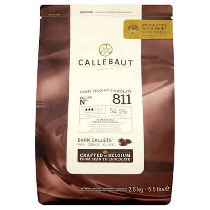 

Callebaut chocolate dark 54% 2.5kg bag